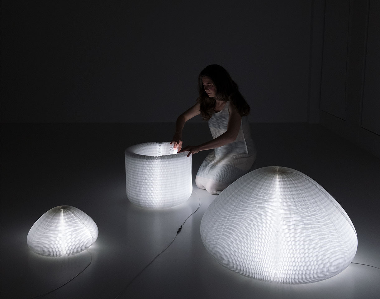 urchin softlight - Shape Shifting Lamp Lights - Paper Lighting