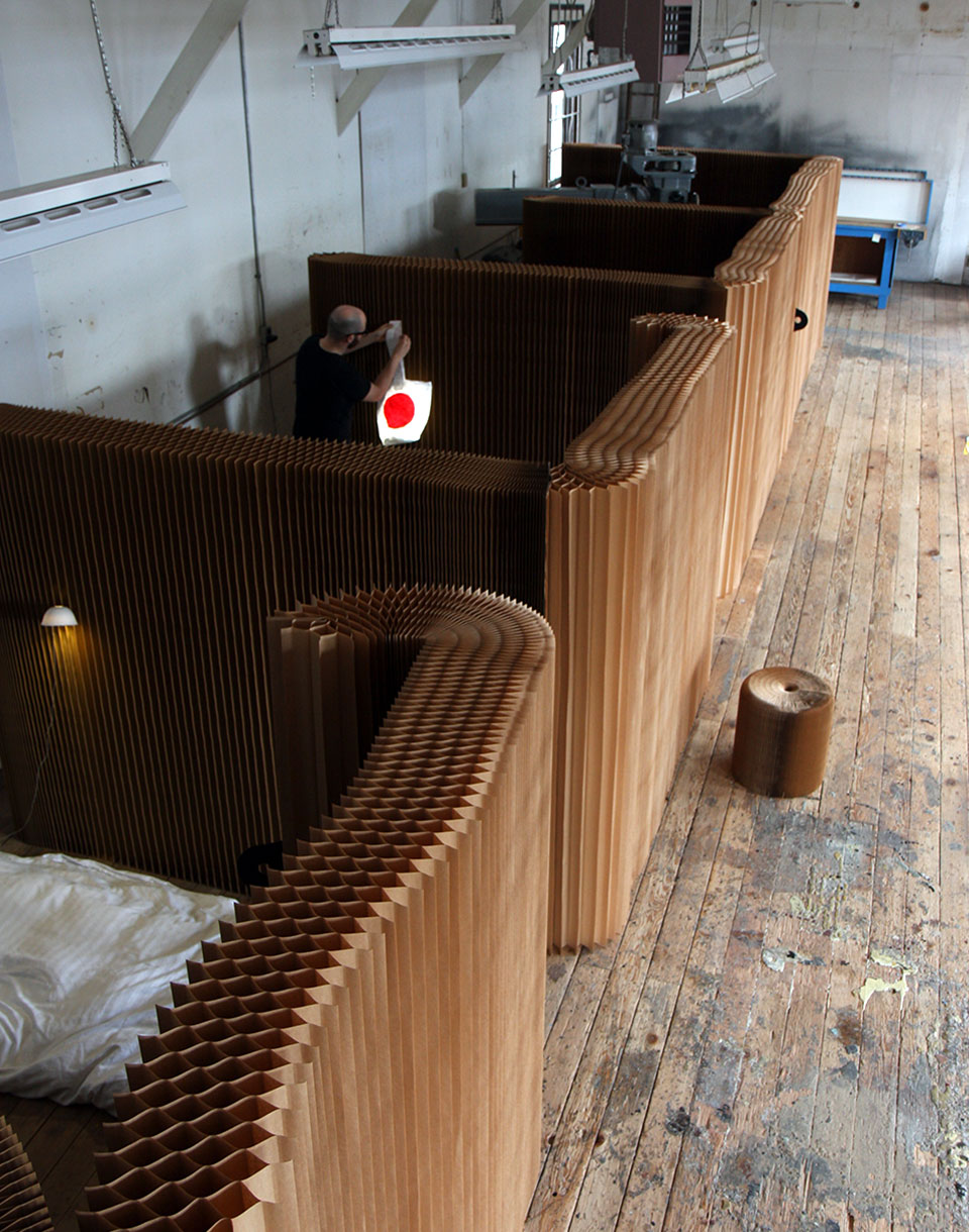 softshelter - paper shelter space partitions