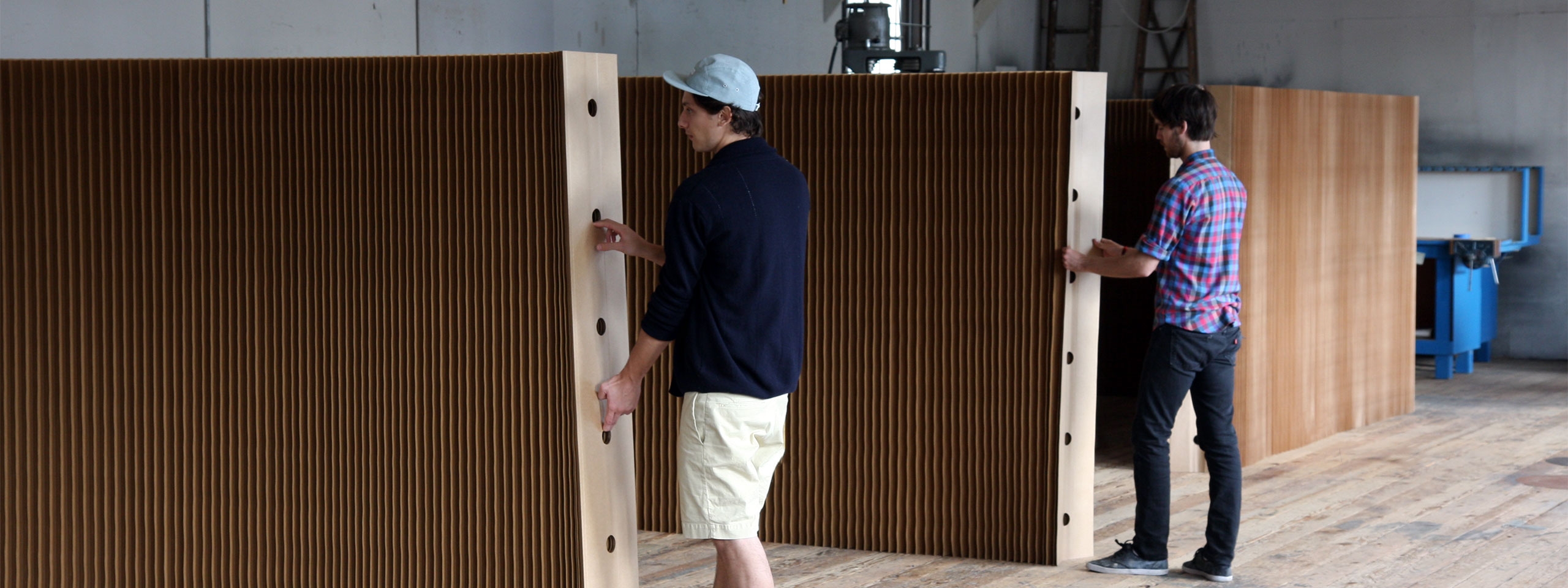 softshelter - paper shelter space partitions