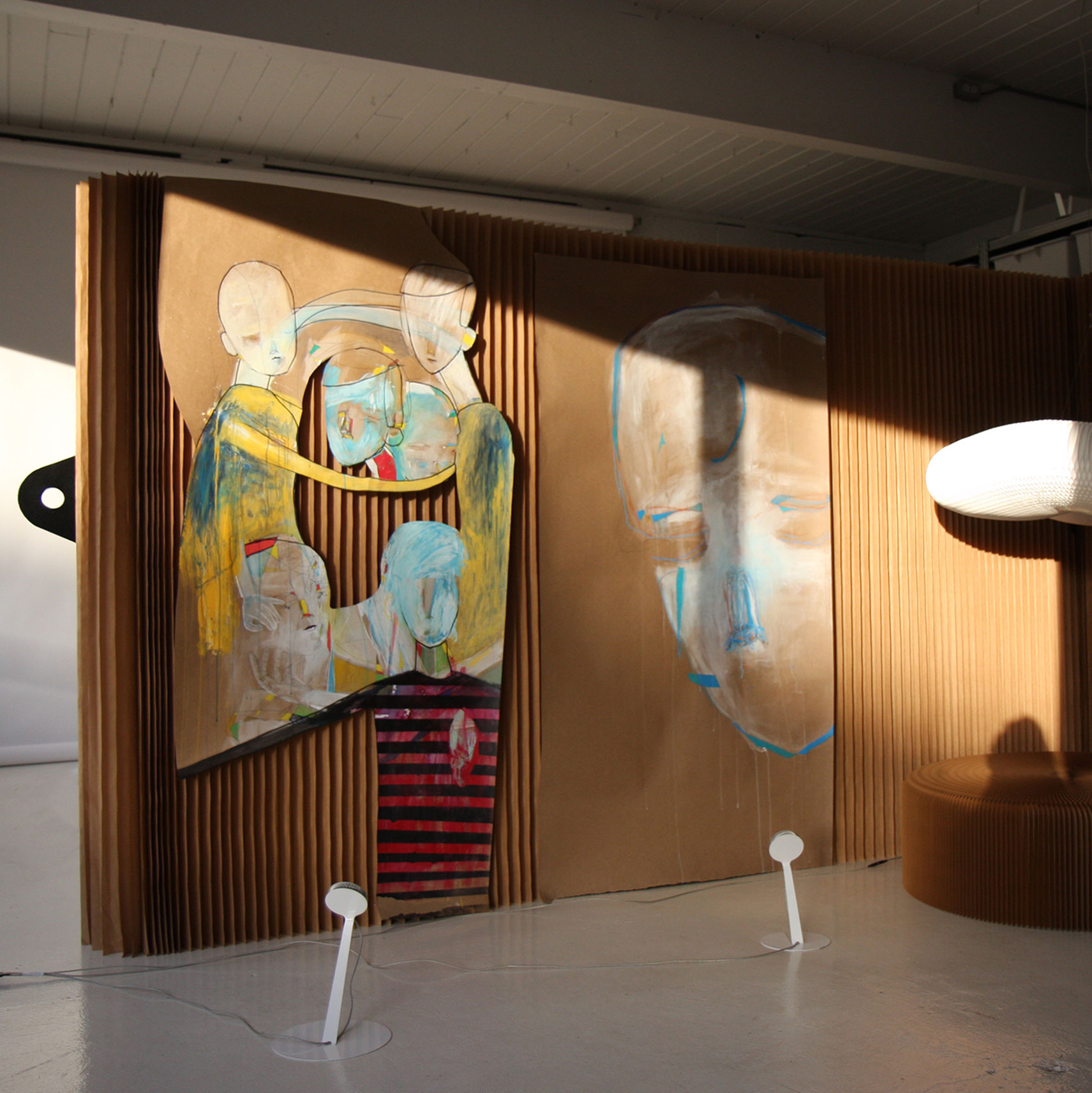 softshelter - paper shelter space partitions